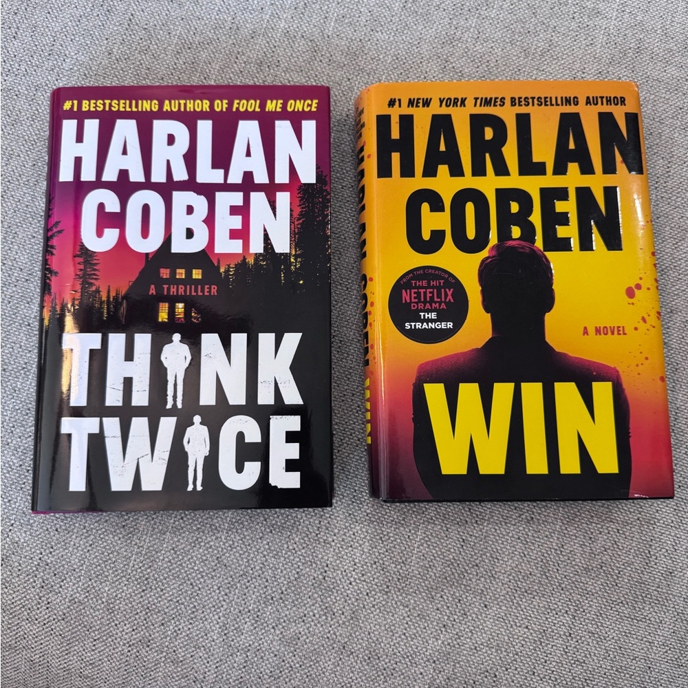 Harlan Coben Think Twice &  Win Hardback First Edition